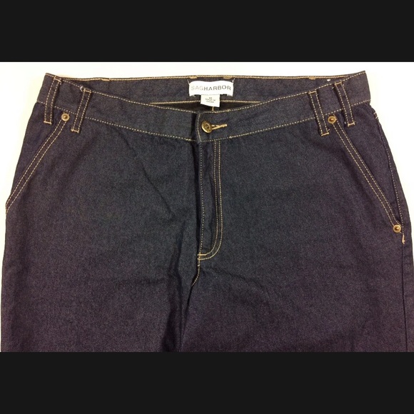 Sag Harbor Dark Blue Flare Jeans sz 14 - Picture 7 of 7